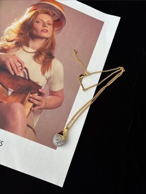 A4 Alexis Bittar Solanales Crystal Pavé Teardrop Necklace NWOT🆕